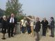 Guida turistica con visitatori