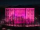castello di Rivoli illuminato di rosa