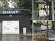 porta di ingresso di un locale pubblico in un parco