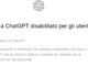 homepage bloccata chatGpt