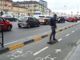 Cuscini berlinesi e banchine: più sicurezza per le piste ciclabili di piazza Statuto