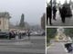 Covid, al Monumentale torna la processione dei carri funebri: “Un via vai continuo, oggi 85 funerali” (FOTO e VIDEO)