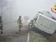 Carignano, incidente per una cisterna carica di gpl: 6.000 litri da travasare e strada chiusa per quasi 10 ore [FOTO]