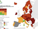 Il Piemonte ancora in 'verde' nella mappa del contagio, ma è sempre più solo in Europa