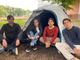 studenti in tenda