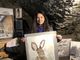 La &quot;scelta&quot; di Luisa Diaz Chamorro: da ingegnere ad artista con un atelier a Usseaux