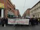 presidio anti FdI corso Giulio Cesare