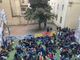 La protesta al Convitto Umberto I