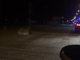 Auto dei carabinieri al buio