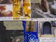 Collage di immagini messe in mostra