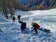 CNAS Piemonte: esercitazione di soccorso in valanga sul monte Jafferau a Bardonecchia