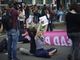 Eurovision, Extinction Rebellion bloccano il traffico davanti al Pala Olimpico: &quot;Non ci sarà musica su un pianeta morto&quot;
