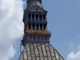 Mole Antonelliana con striscione ambientalista