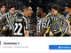 L'homepage della pagina facebook della Juventus fc