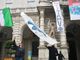 Dal balcone del Comune di Torino striscione Sì Tav, flash mob di FdI [VIDEO]