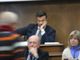 L'assessore Annalisa De Col seduta accanto al sindaco Libero Ciuffreda in Consiglio comunale