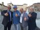 Da sinistra Di Matteo, Luca Sardella, Antonio Pasculli e Filippo Polito