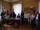 Nella foto da sinistra: L'assessore Pasquale Centin, il sindaco Claudio Castello, l'avvocato Andrea Castelnuovo, gli assessori Claudia Casalino e Tiziana Siragura, i consiglieri comunali Antonio Marino, Serena Verdini e Giovanni Scinica.