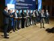 cerimonia di premiazione sul palco