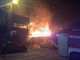 Incendio nel cuore della notte a Grugliasco: in fiamme un cascinale e la Smet del Gerbido (FOTO)