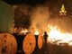 vigili del fuoco in azione