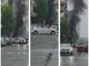 collage di foto di incendio