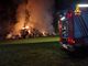 Incendio in una cascina di Villardora: in fiamme 100 rotoballe di fieno [FOTO]