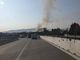 Il rogo in via Brandizzo 130: a prendere fuoco rifiuti elettronici