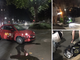 Incidente in largo Francia: 500 prende in pieno moto, biker soccorso dal 118