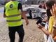 Una immagine dell'incidente di domenica in piazza San Carlo