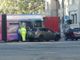 Incidente in corso Unione Sovietica, un'auto si scontra contro un tram