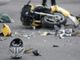 incidente moto - foto di archivio