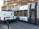 Incidente fra tram della linea 9 e furgone Renault in corso Potenza