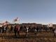 foto di repertorio di manifestazione No Tav