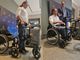 Su una sedia a rotelle dopo lo schianto in moto, torna a camminare grazie all'IA