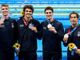 Miretti e gli staffettisti azzurri