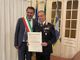 Il sindaco di Moncalieri Paolo Montagna e il luogotenente Antonio Sciarretta
