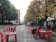 In foto, l'area pedonale di piazzale Parri