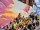 I ragazzi dello StreetLab realizzano il murale della pace a Beinasco