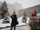 neve a torino - foto d'archivio