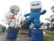 Le statue delle mascotte olimpiche Neve, Gliz e Aster