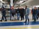 Nella foto, l'arcivescovo Nosiglia con i sindacati ai tempi della vertenza Embraco