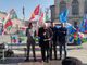Nosiglia ad un presidio pro Embraco - foto di repertorio