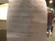 volantino di rivendicazione
