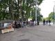 Le panchine installate lo scorso sabato