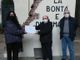 Cerimonia di consegna con poche persone