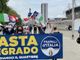 Presidio di Fratelli d'Italia in piazza D'armi contro l'occupazione dell'area camper da parte dei rom