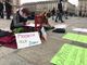 un'immagine di repertorio della protesta anti dad di fronte al Palazzo della Regione