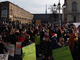 protesta degli studenti in piazza Castello