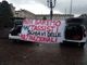 &quot;Mai schiavi delle multinazionali&quot;: la protesta dei taxisti davanti alla Prefettura